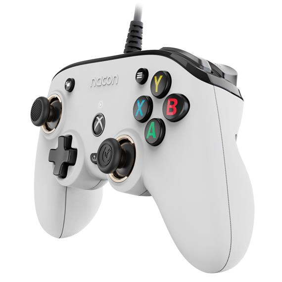 Nacon Pro Compact Mando Programable con licencia XBOX Blanco