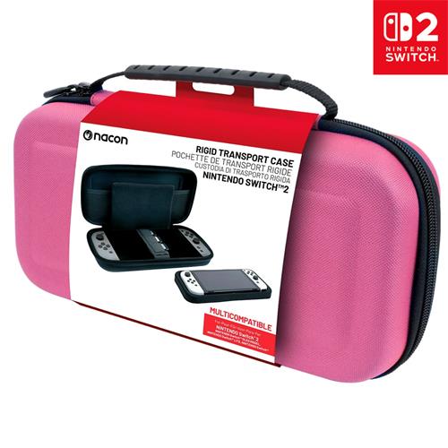 Nacon Funda Pouch Rígida para Nintendo Switch 2 Rosa (SWITCHNEWPOUCHLPINK)