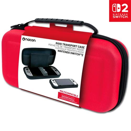 Nacon Funda Pouch Rígida para Nintendo Switch 2 Rojo (SWITCHNEWPOUCHLRED)