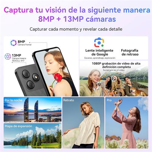 Blackview Wave 8C 6.5" 2+4GB 64GB Dusk Black