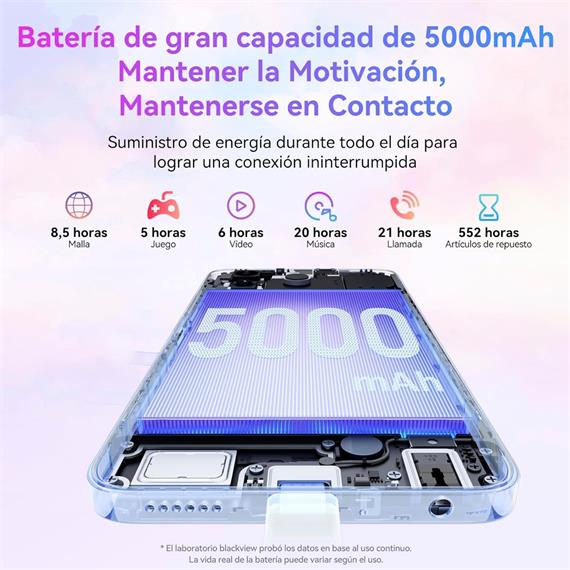 Blackview Wave 8C 6.5" 2+4GB 64GB Sunset Purple