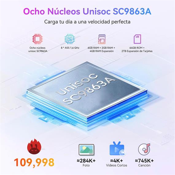 Blackview Wave 8C 6.5" 2+4GB 64GB Dawn Blue
