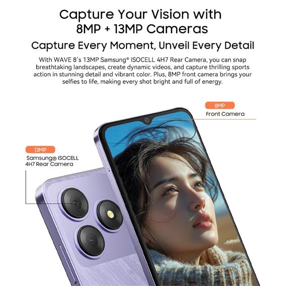 Blackview Wave 8 4+8GB 256GB Dawn Blue