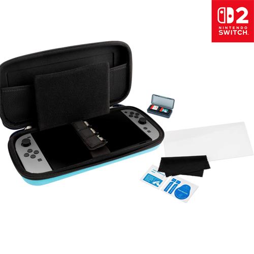 Nacon Pack Funda Rigida L+ Protector para Nintendo Switch 2 Azul (SWITCHNEWPACK5BLUE)