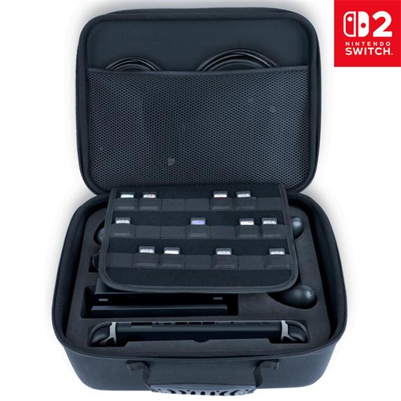 Nacon Funda Storage Plus para Nintendo Switch 2 Negra (SWITCHNEWSTORAGECASEXXL)