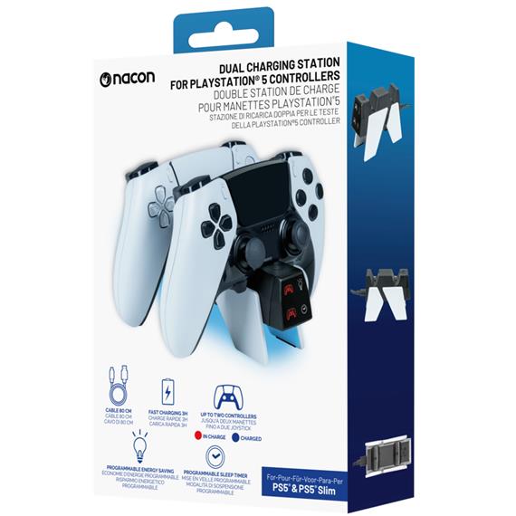 Nacon Estación de Carga Dual para Mandos Playstation 5