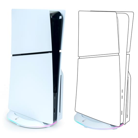 Nacon Soporte Vertical con luces RGB para Playstsation 5 Slim