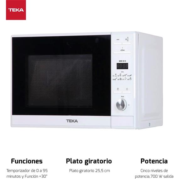 Teka MWE225G Microondas Blanco
