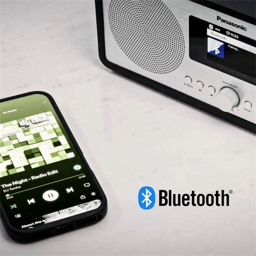 Panasonic RFD40EGK Radio WiFi por Internet con DAB+, FM y Bluetooth