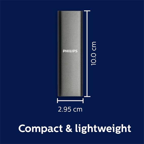Disco SSD Externo Philips 250GB USB-C/USB 3.0 540MB Ultra Slim Gris