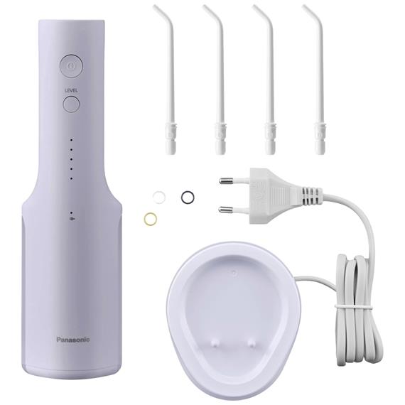Panasonic EW-DJ27-V303 Irrigador Bucal Portátil con 3 Cabezales