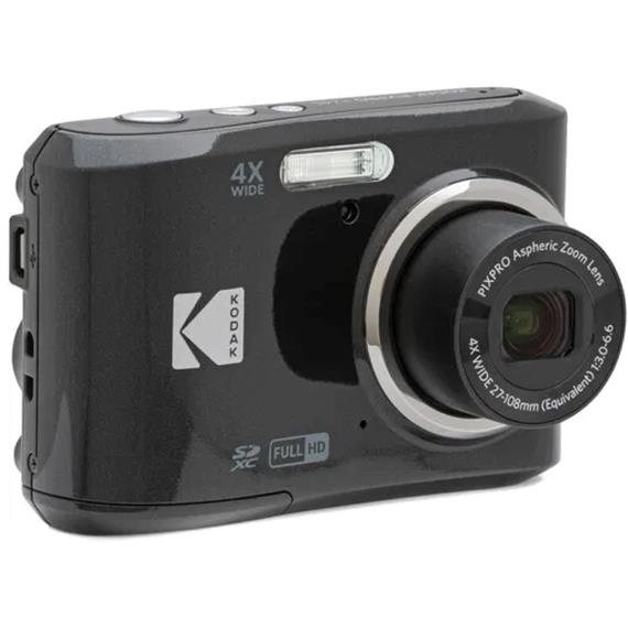 Kodak FZ45 Cámara Digital 16Mp 4X Zoom Full HD Pilas AA Negra