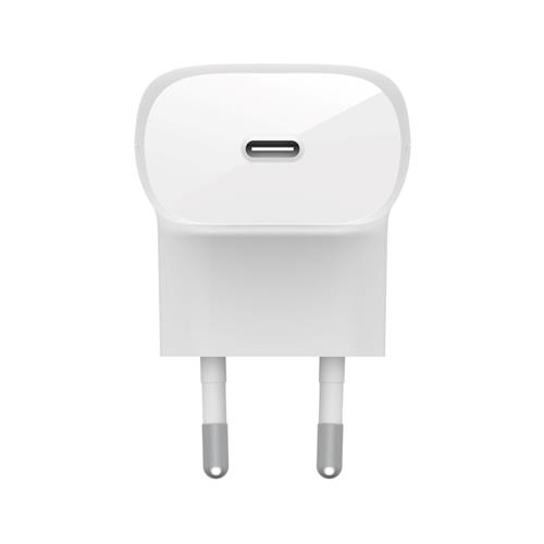 Cargador USB-C 30W Belkin +Cable Lightning 1 Metro Blanco (WCA005VF1MWH-B5)