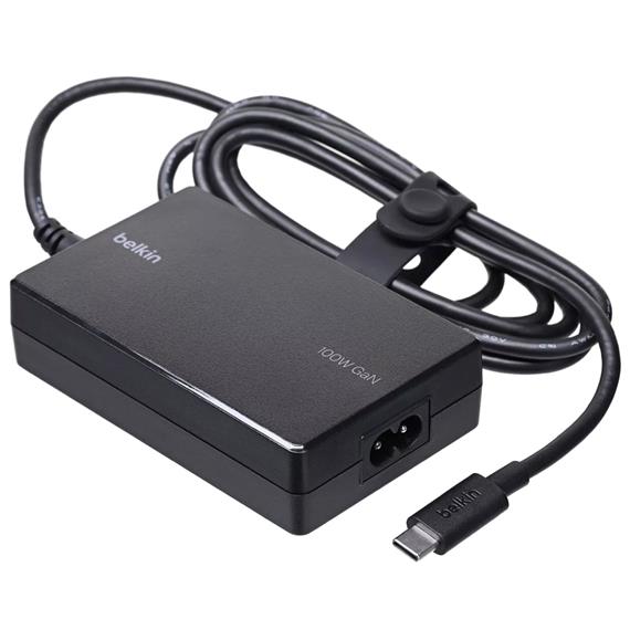 Belkin Cargador 100W USB-C para portátiles con Cable 2,5 metros (INC016VFBK)