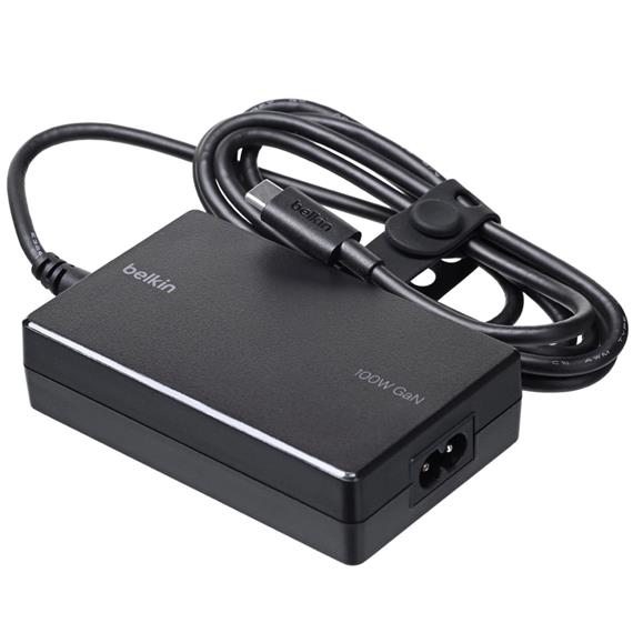 Belkin Cargador 100W USB-C para portátiles con Cable 2,5 metros (INC016VFBK)