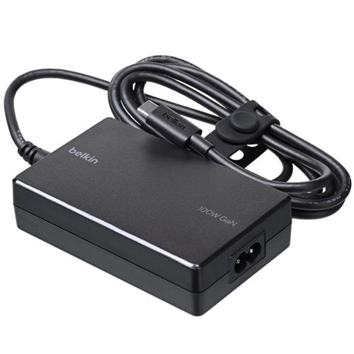 Belkin Cargador 100W USB-C para portátiles con Cable 2,5 metros (INC016VFBK)