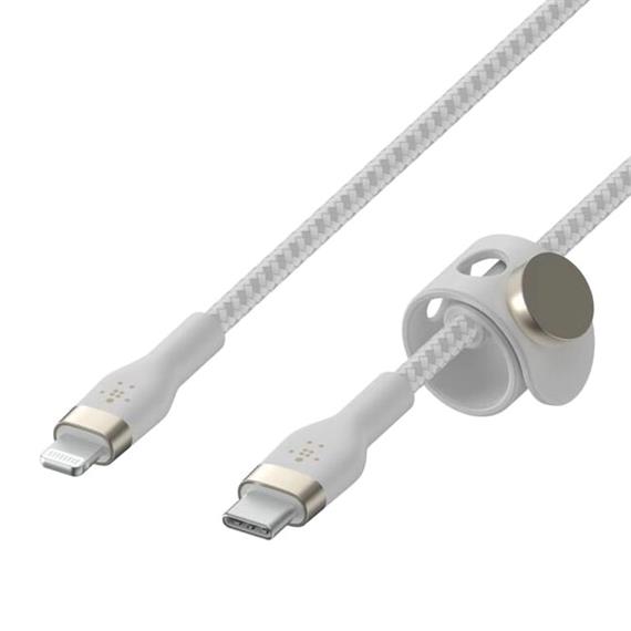 Cable USB-C a Lightning Belkin 3 Metros Blanco (CAA011DS3MWH)