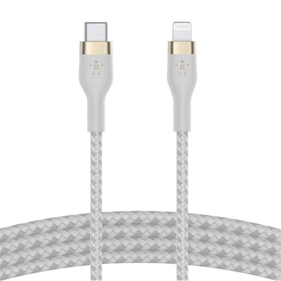 Cable USB-C a Lightning Belkin 3 Metros Blanco (CAA011DS3MWH)