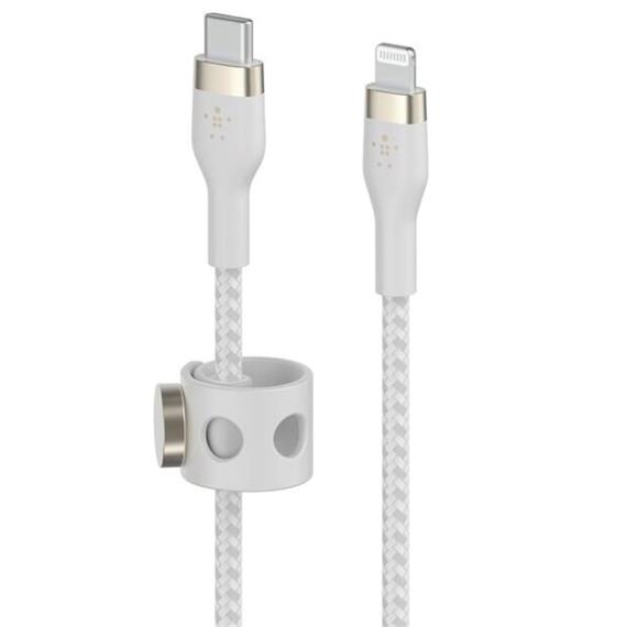 Cable USB-C a Lightning Belkin 3 Metros Blanco (CAA011DS3MWH)