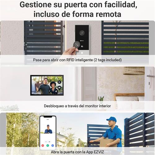 Ezviz HP5 Videoportero Inteligente con Pantalla 7" Sistema 2 Hilos