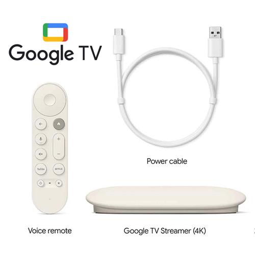 Google TV Streamer 4K con HDR Porcelana
