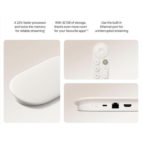 Google TV Streamer 4K con HDR Porcelana