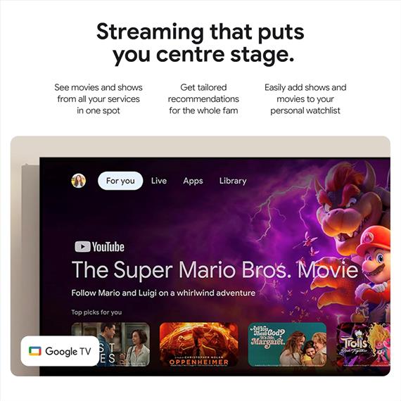 Google TV Streamer 4K con HDR Porcelana