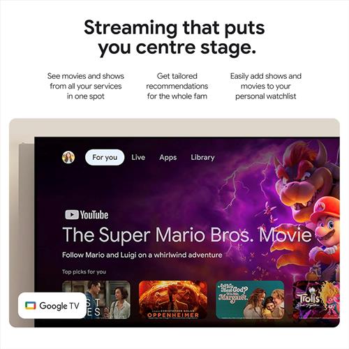 Google TV Streamer 4K con HDR Porcelana
