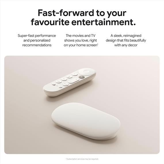 Google TV Streamer 4K con HDR Porcelana