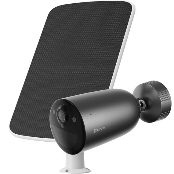 Ezviz EB3 KIT Cámara Seguridad Exterior 2K AOV Con Batería y Panel Solar
