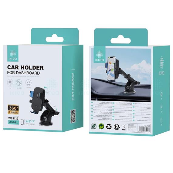 Soporte de Coche Universal Extensible para Salpicadero Ikrea WE5139