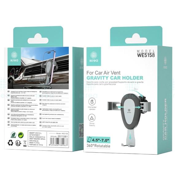 Soporte de Coche Universal para Ventilación de Aire Ikrea WE5158