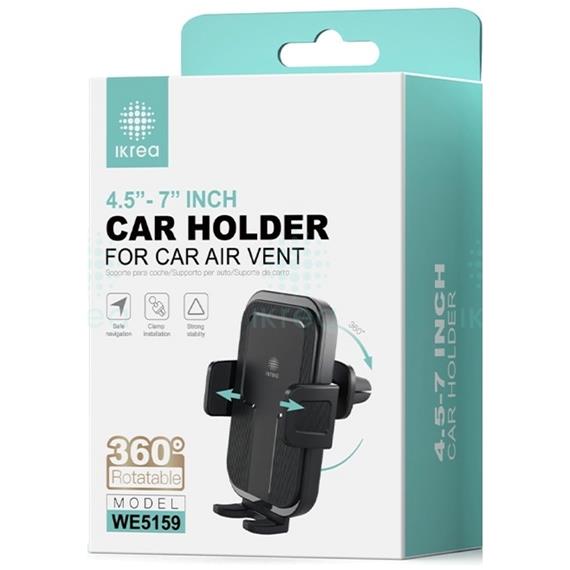 Soporte de Coche Universal 360º para Rejilla de Ventilación Ikrea WE5159