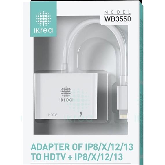 Adaptador Ligthning a HDMI Ikrea WB3550