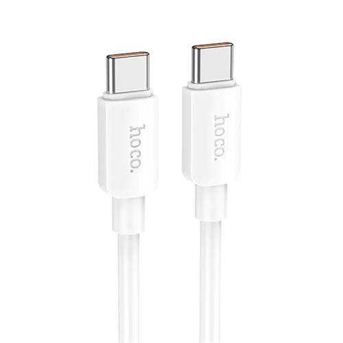 Cable USB-C a USB-C 100w Carga Rápida Hoco X96 1 Metro Blanco