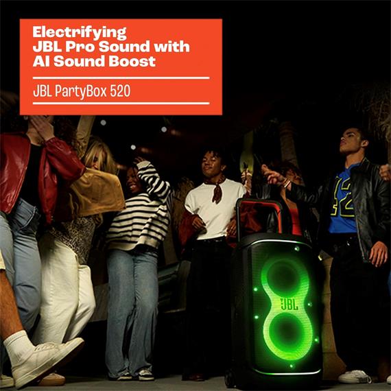 Jbl PartyBox 520 Altavoz Bluetooth Portátil para Fiestas 400W Negro