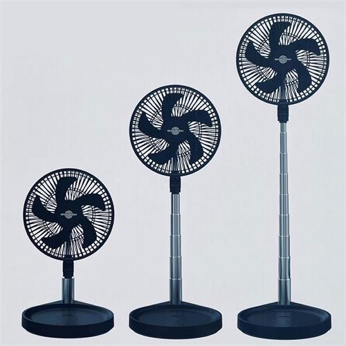 Windbillion H6 Ventilador Plegable y Recargable 37 Horas con Mando Negro