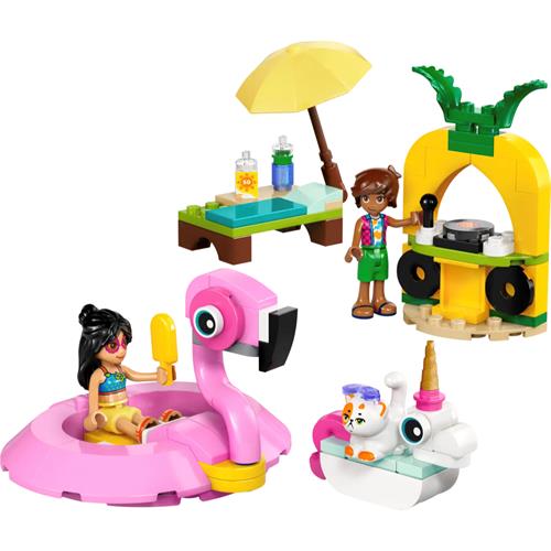 LEGO 42658 Fiesta en la Piscina con Flamenco y Unicornio
