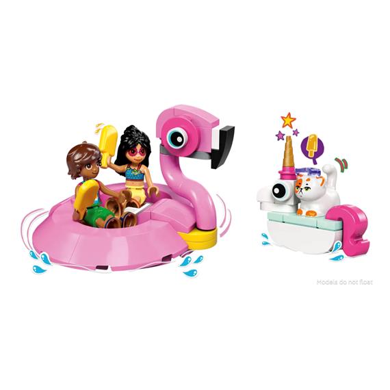 LEGO 42658 Fiesta en la Piscina con Flamenco y Unicornio