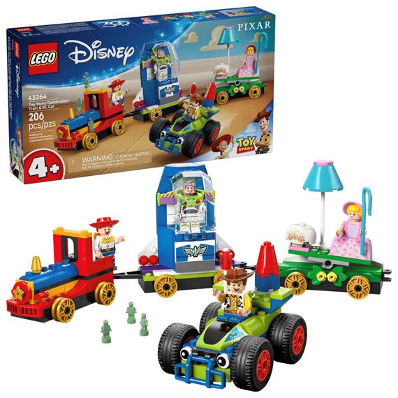 LEGO 43264 Tren de Celebración de Toy Story y Coche RC