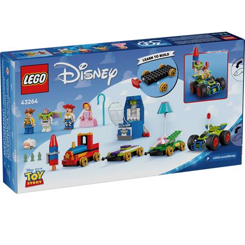 LEGO 43264 Tren de Celebración de Toy Story y Coche RC