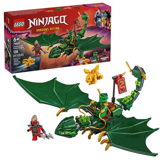LEGO 71829 Dragón Verde del Bosque de Lloyd