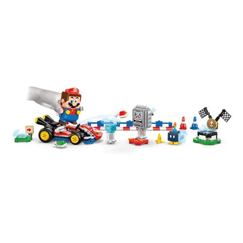LEGO 72043 Mario Kart-LEGO Mario Interactivo y Kart Estándar