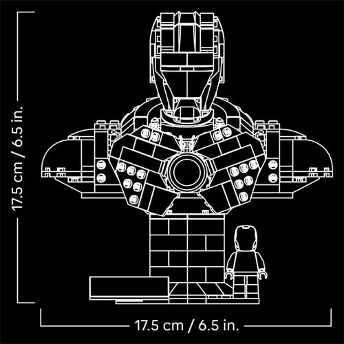LEGO 76327 Busto de Iron Man MK4