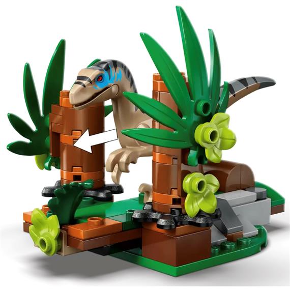 LEGO 76972 Huida en Todoterreno y Raptor al Acecho