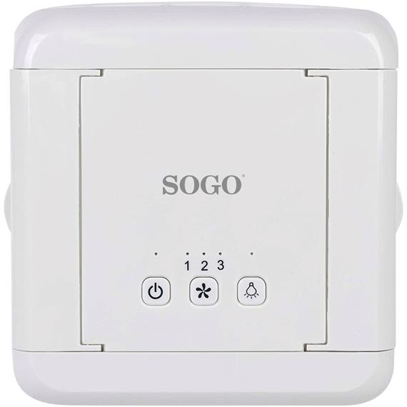 Sogo 2 in 1 Mini Climatizador de Aire Portátil 7W (AIR-SS-21085)