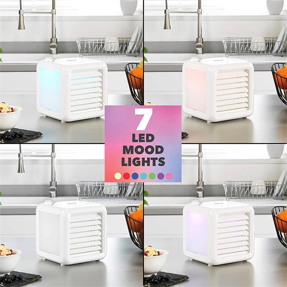Sogo 2 in 1 Mini Climatizador de Aire Portátil 7W (AIR-SS-21085)