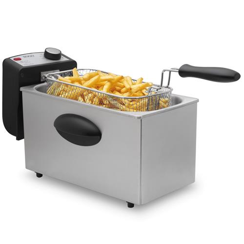 Sogo Freidora 3 Litros 2000W Acero Inoxidable (FRE-SS-10425)