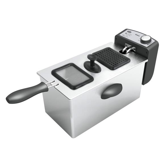 Sogo Freidora 3 Litros 2000W Acero Inoxidable (FRE-SS-10425)