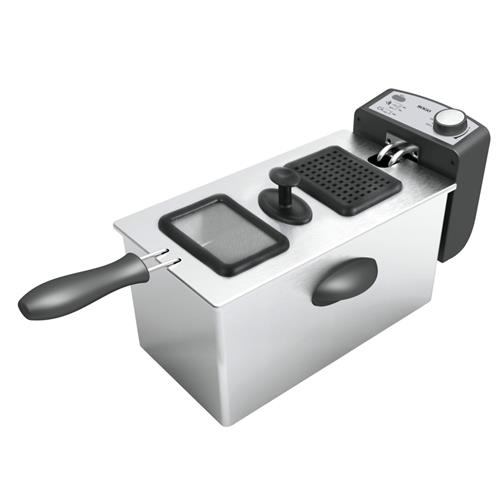 Sogo Freidora 3 Litros 2000W Acero Inoxidable (FRE-SS-10425)
